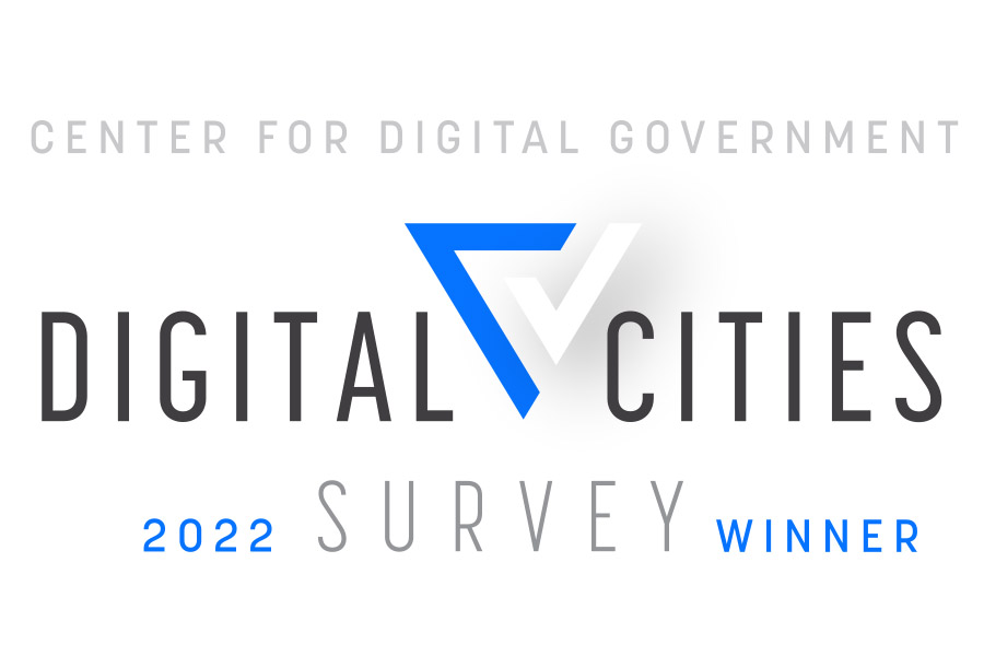 Center for Digital Government 2022 Winner badge